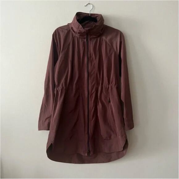 Athleta Drip Drop Longline Jacket in Hearth Rose - Picture 3 of 9
